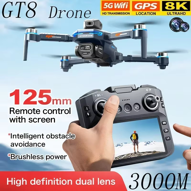 Jjrc Drone X12 - 4.3인치 화면 GT8 드론 장애물 회피